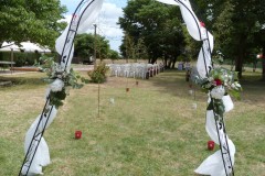 Cérémonie dans le parc